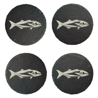 Saltwater Fish Slate Coasters