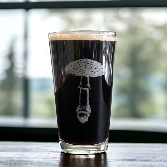 Mushroom Pint Glasses