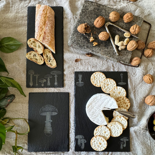 Mushroom Slate Serving Boards