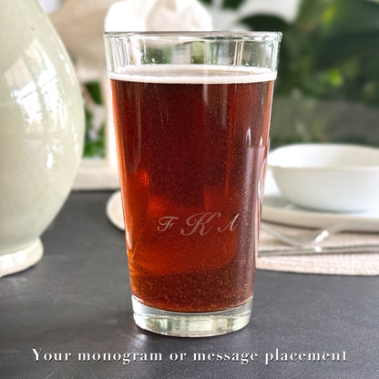 Mushroom Pint Glasses