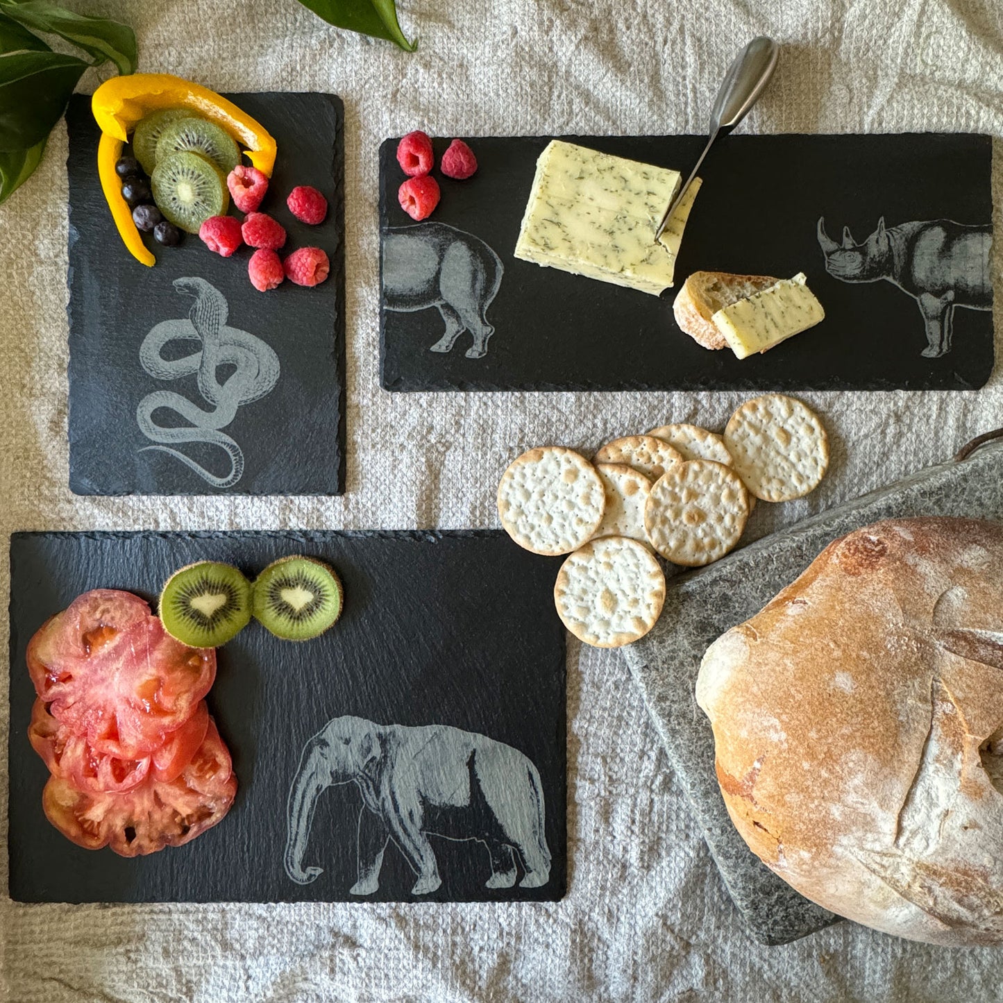 Wild Life Slate Serving Boards